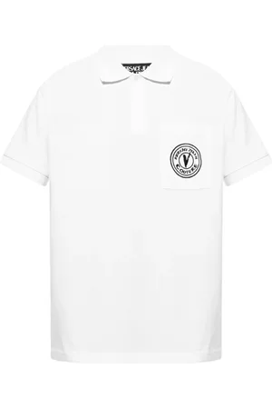 VERSACE Polo med broderet logo