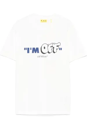 OFF-WHITE T-shirt med citat-logo