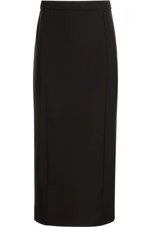 Bally Lang gabardine-nederdel