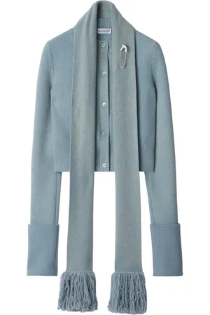 Burberry Cardigan med tørklædedetalje