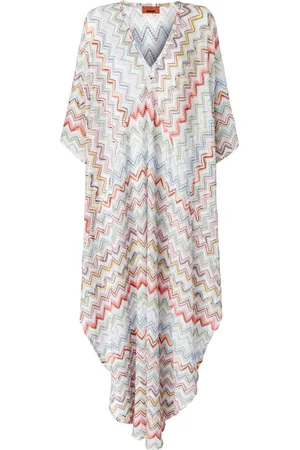 Missoni Lang zigzagvævet kjole
