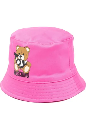 Moschino Bøllehat med bamsetryk