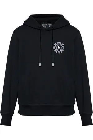 VERSACE Hættetrøje med V-emblem