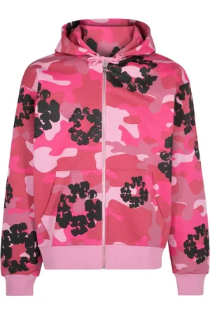 DENIM TEARS Pink Camo hættetrøje