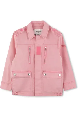 Zadig & Voltaire Bomberjakke med sommerfugl-broderi
