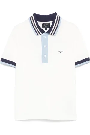 FAY Polo med broderet logo
