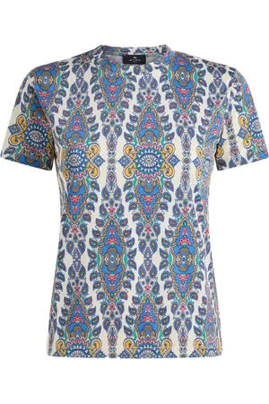 Etro T-shirt med paisleytryk