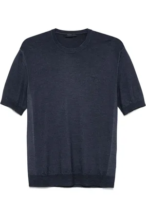 Prada T-shirt med logobroderi