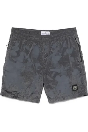Stone Island Badeshorts med krøllet effekt