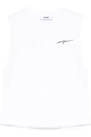 Msgm Tanktop med broderet logo