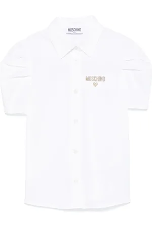 Moschino Bluse med logobroderi