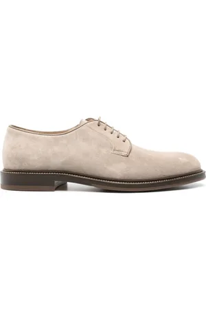 Brunello Cucinelli Derby-sko i ruskind