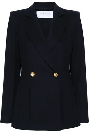 Harris Wharf London Dobbeltradet honeycomb-blazer