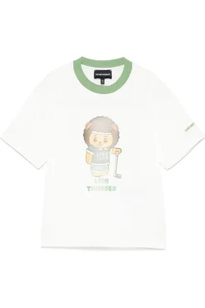Emporio Armani T-shirt med mærkedetalje