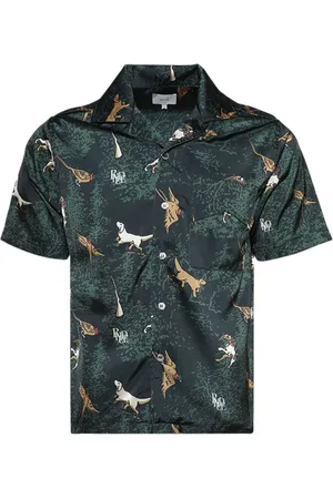 Rhude Skjorte med hundetryk