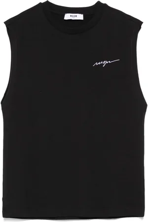 Msgm Tanktop med broderet logo