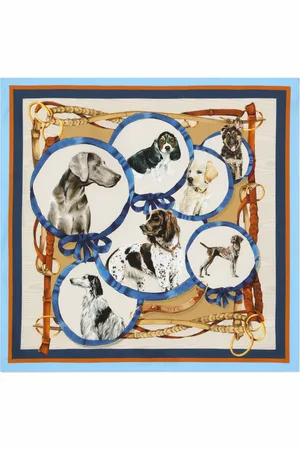 Dolce & Gabbana Tørklæde med hundetryk
