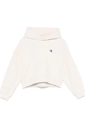 Calvin Klein Hættetrøje med flock-logo