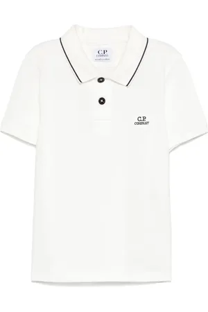 C.P. Company Piqué-vævet polo