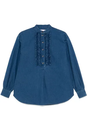 VALENTINO GARAVANI T-shirt med flæsedetalje