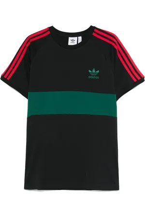 adidas T-shirt med tre striber og paneler
