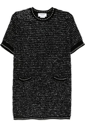 Thom Browne Kort kjole i tweed