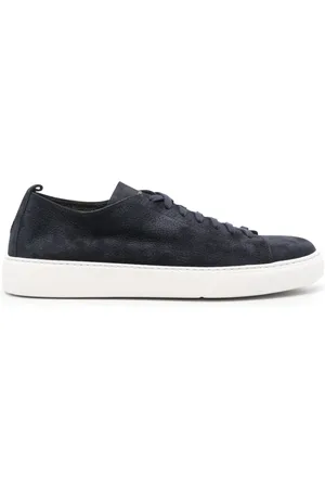HENDERSON BARACCO Sneakers i ruskind med paneler