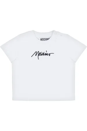 Moschino T-shirt med logobroderi