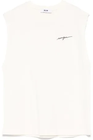 Msgm Tanktop med broderet logo