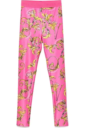 VERSACE Leggings med baroktryk