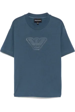 Emporio Armani T-shirt med logo-applikation