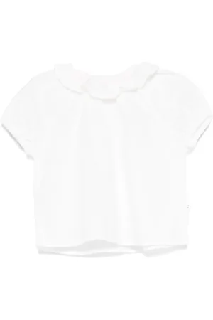 TEDDY & MINOU Bluse med flæset krave