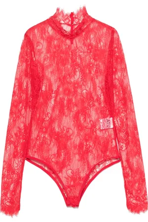 Atu Body Couture X Rue Ra bodysuit med blonder