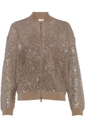 Brunello Cucinelli Cardigan med pailletter