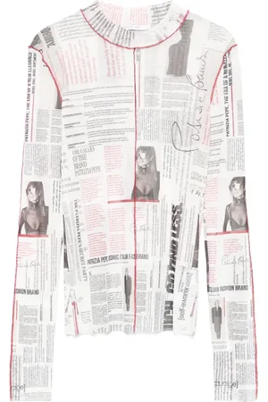 Patrizia Pepe Top med manifesto-tryk
