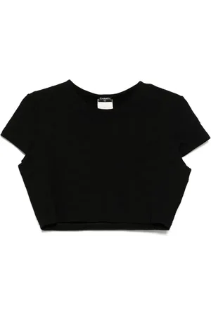 CHANEL Kortærmet T-shirt med cc-mærke fra 1997