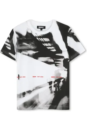 DKNY T-shirt med grafisk tryk