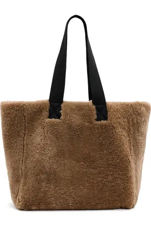 AllSaints Vendbar Izzy tote i lammeskind