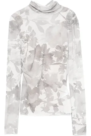 Patrizia Pepe Top med blomstertryk