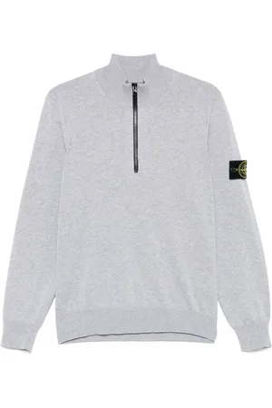 Stone Island Sweater med kompasmærke