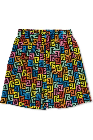 Balmain Badeshorts med monogram-tryk