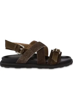 Moschino Sandaler i ruskind med spænde