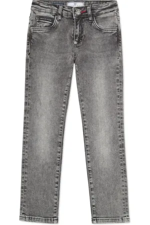 Philipp Plein Jeans med lige ben og applikation