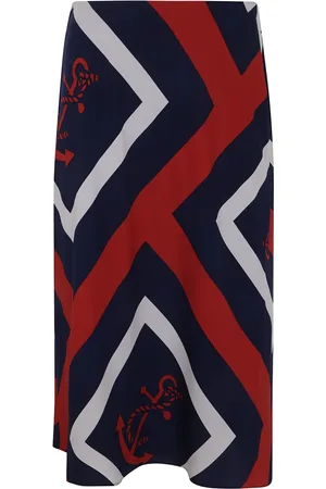 Ralph Lauren Mellemlang nederdel med ankertryk