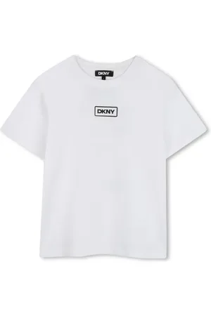 DKNY T-shirt med slogantryk