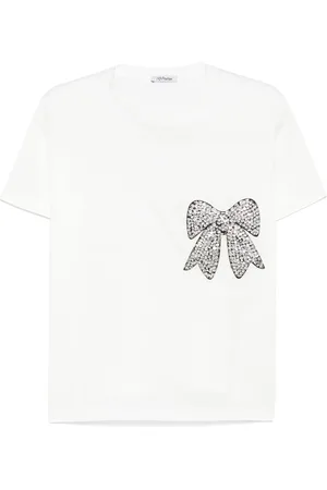Parlor T-shirt med krystalsløjfe