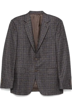 CANALI Skotskternet blazer