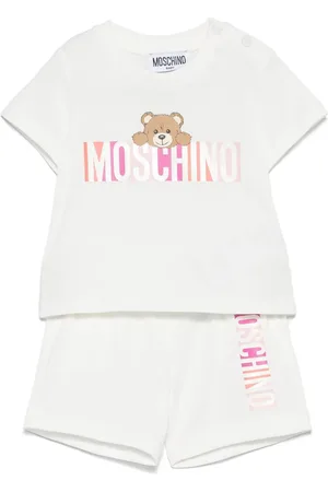 Moschino Sæt med T-shirt og shorts med bamsemotiv