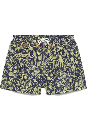 Kiton Badeshorts med abstrakt tryk
