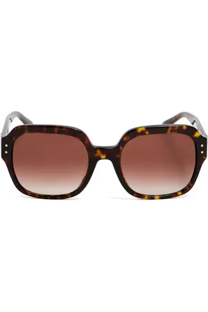 Tory Burch Oversize solbriller med logoplade